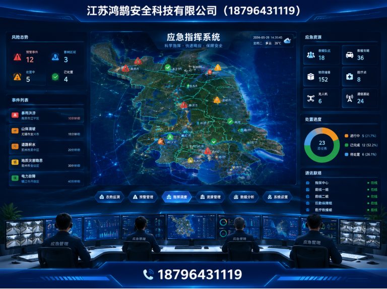 永州消防通信指挥展示图